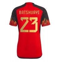 Fotbalové Dres Belgie Michy Batshuayi #23 Domácí MS 2022 Krátký Rukáv